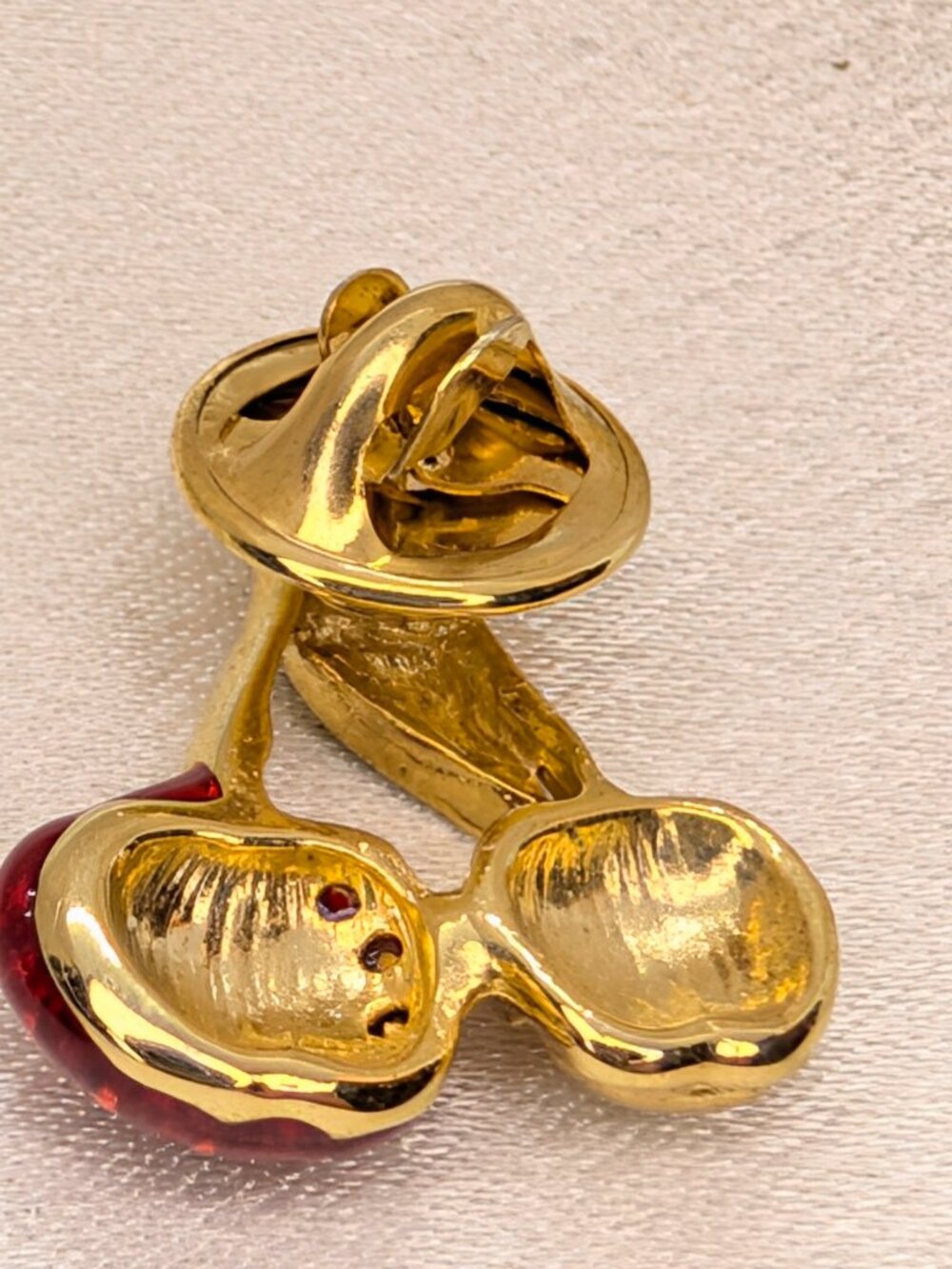 NEW Red and Yellow Cherry Put 'Em Pin - Picture 4 of 5